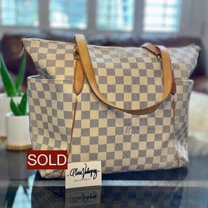 Louis Vuitton Totally MM in Damier Azur